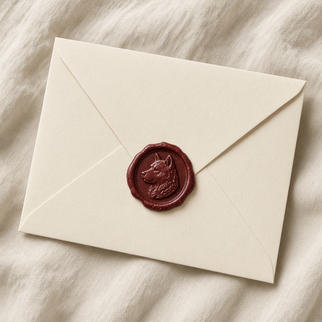 A sealed letter, analogue of a tip